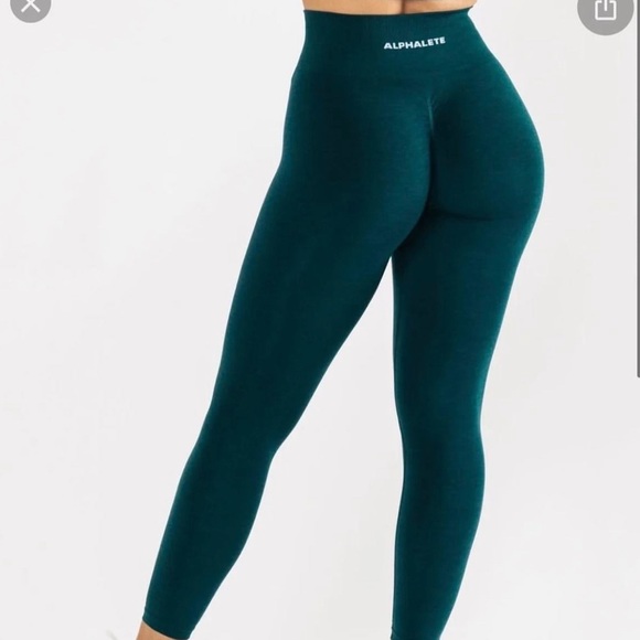 Alphalete amplify leggings in teal - Picture 6 of 13